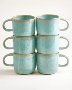 Cordoama Tasse groß mint 6er-Set