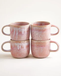 Cordoama Tasse groß rosé 4er-Set
