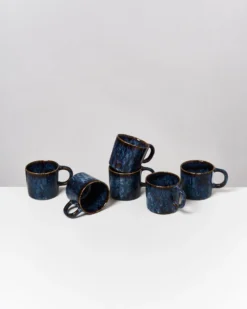 Cordoama Tasse klein classic dunkelblau 6er-Set