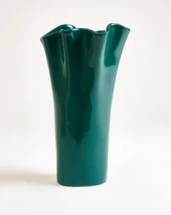 Duna vase L dark green