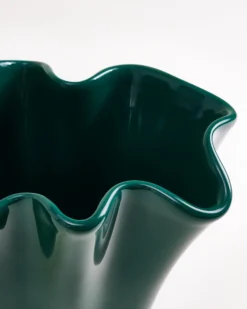 Duna vase L dark green