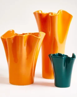 Duna vase L orange