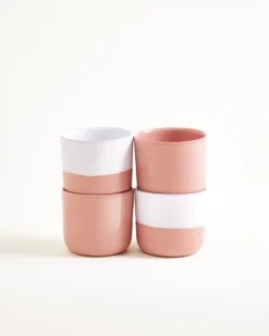 Dusty Rose - Small cup rosé Set of 4