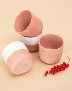 Dusty Rose - Small cup rosé Set of 4