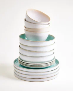 Geschirr-Set Mint Harmony mint sand 16-teilig