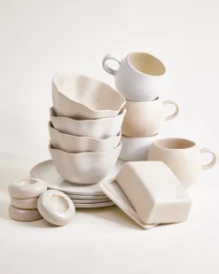 Geschirr-Set Morning Sands sand 17-teilig