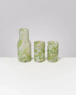 Joia Drops - Set of 5 pieces small green pink