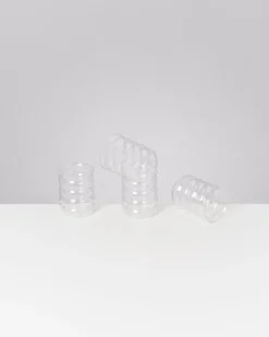 Joia Glas groß bubble transparent 4er-Set