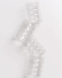 Joia Glas groß bubble transparent 4er-Set