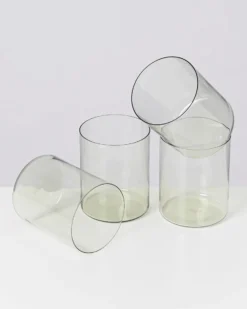 Joia Glas groß smaragd 4er-Set