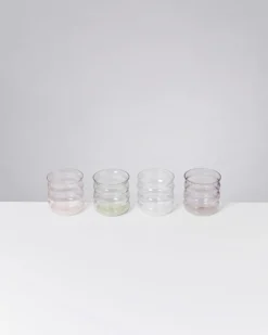 Joia Glas klein bubble Blush Vibe mix 4er-Set