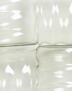Joia Glas klein bubble smaragd 4er-Set