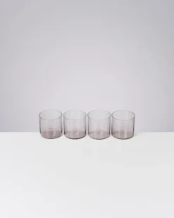 Joia Glas klein grau 4er-Set