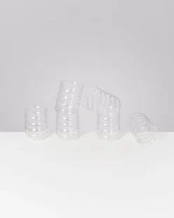 Joia - Large glass Bubble transparent Set of 6