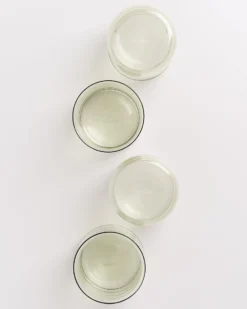 Joia - Set of 4 glasses large bubble emerald