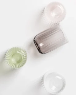 Joia - Set of 4 glasses riffled mix