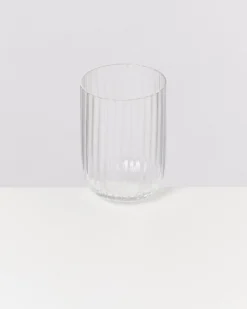 Joia - Set of 4 glasses riffled mix