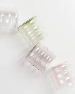Joia - Set of 4 glasses small bubble mix