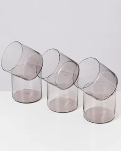 Joia - Set of 6 glass small amethist