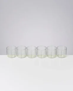 Joia - Set of 6 glass small emerald