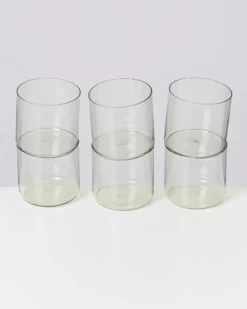 Joia - Set of 6 glass small emerald
