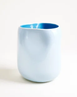 João vase L light blue blue