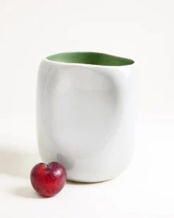 João vase L lightblue sage