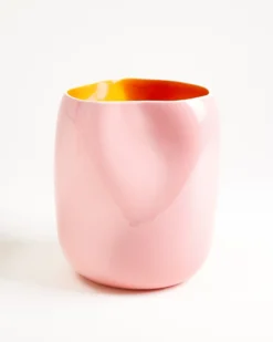 João vase L rose orange