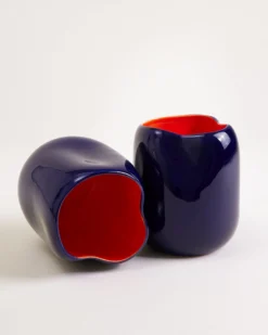 João vase M blue coral