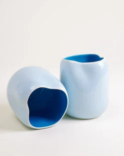 João vase M light blue blue