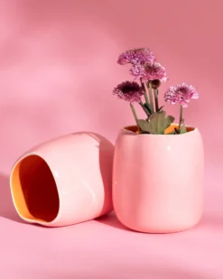 João vase M pink orange