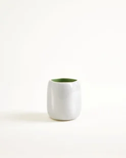 João vase S light blue sage