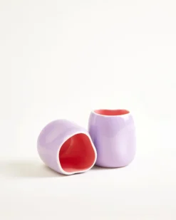 João vase S purple pink