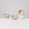 Large mug Sand Harmony sand Set of 4