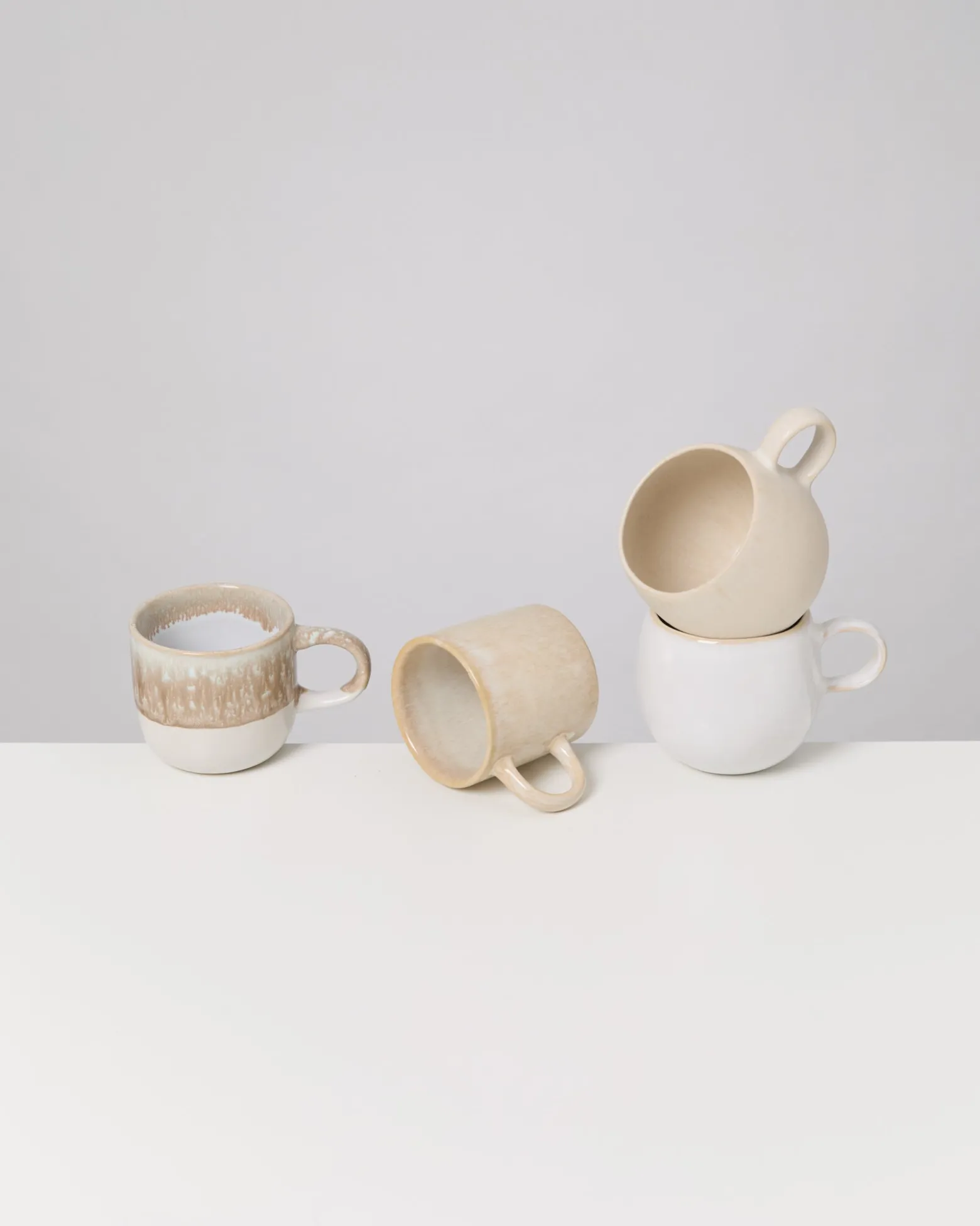 Large mug Sand Harmony sand Set of 4
