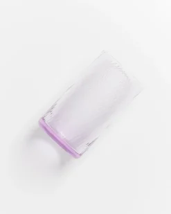 Leiria - Glass riffled purple
