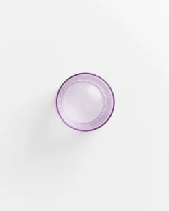 Leiria - Glass riffled purple