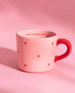 Lira - Large mug Heart pink red
