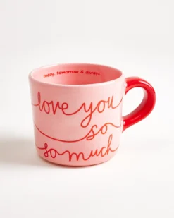 Lira - Large mug Love pink red
