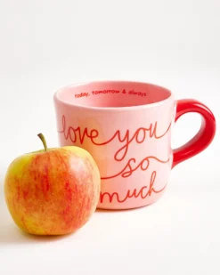 Lira - Large mug Love pink red