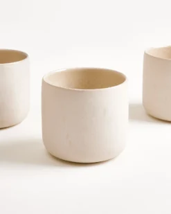Lorosa - Large cup sand Set of 4