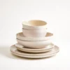 Lorosa - Tableware set sand 8 pieces