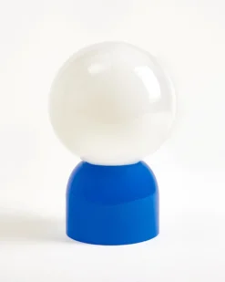Lumo - Glass lamp sand dark blue