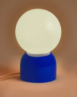 Lumo - Glass lamp sand dark blue