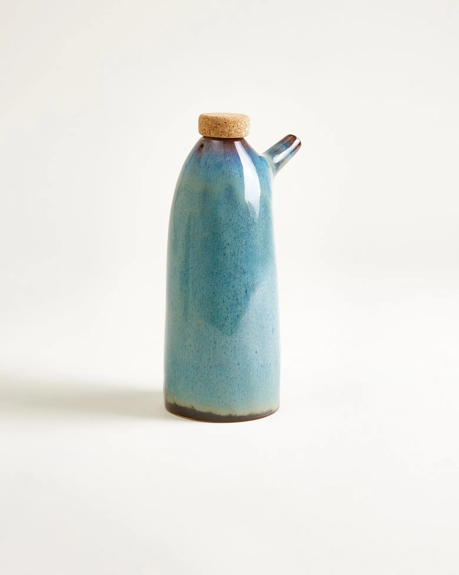 Madeira Essig- & Ölflasche grünblau