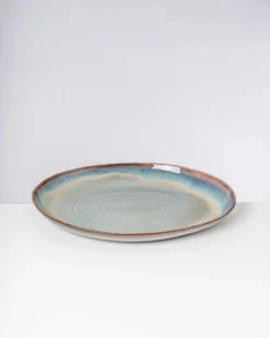 Madeira Servierplatte XL oval grünblau