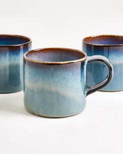 Madeira Tasse groß Nódoa grünblau 4er-Set
