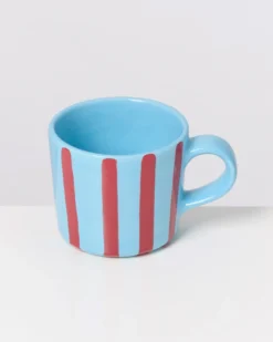 MaM x Isis-Maria Brisa mug blue red striped