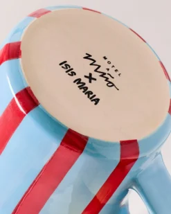 MaM x Isis-Maria Brisa mug blue red striped