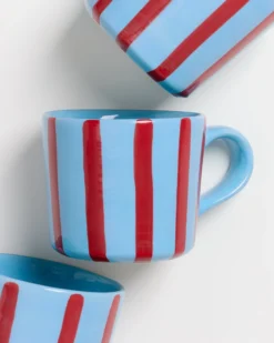 MaM x Isis-Maria Brisa mug blue red striped